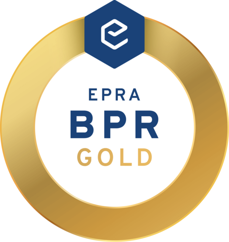 Der Geschäftsbericht 2023 wurde mit dem EPRA BPR GOLD Award 2024 ausgezeichnet